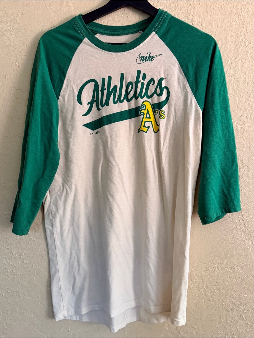 Nike White Crew T-Shirt with Subtle Logo Print